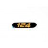 Abarth/Fiat 124 Spider Emblema 124 negro-bronce