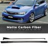 Subaru Impreza WRX 2008-2014 Side Skirts CS style matte carbon fiber