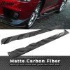 Mitsubishi Lancer EVO X 2008-2016 Bas de caisse style Jun fibre de carbone mate