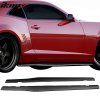 Chevrolet Camaro 2010-2015 Bas de caisse style IKON PP noir non peint