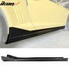 Chevrolet Camaro 2010-2015 Bas de caisse style IKON V3 PP noir brillant