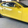 Chevrolet Camaro 2010-2015 Bas de caisse style IKON V3 PP noir brillant