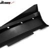 Chevrolet Camaro 2010-2015 Bas de caisse style IKON V3 PP noir brillant