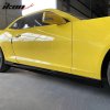 Chevrolet Camaro 2010-2015 Minigonne Laterali Stile Rocket PP Nero Lucido