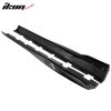 Chevrolet Camaro 2010-2015 Minigonne Laterali Stile Rocket PP Nero Lucido