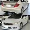 Honda Civic Sedan 2012-2015 Bas de caisse Style MC PP noir non peint