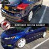 Ford Focus ST 2013-2018 Ford Focus RS 2016-2018 Bas de caisse PU noir non peint