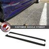 Ford Focus ST 2013-2018 Ford Focus RS 2016-2018 Bas de caisse PU noir non peint