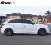 Audi A3 S Line S3 2014-2017 Bas de caisse JC style fibre de carbone