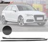 Audi A3 S Line S3 2014-2017 Bas de caisse JC style fibre de carbone