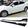 Mazda 3 4Dr 5Dr 2014-2018 Bas de caisse style MZ ABS noir non peint