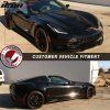 Chevrolet Corvette C7 Stingray 2014-2019 Bas de caisse PU noir non peint