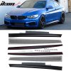 BMW F32 F33 2014-2020 Seitenschweller MP Style PP unlackiert schwarz