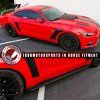 Ford Mustang 2 2015-2023 Boční prahy 2 Fin styl PP nenatřená černá