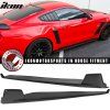 Ford Mustang 2 2015-2023 Boční prahy 2 Fin styl PP nenatřená černá