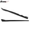 Chevrolet Camaro 2016-202 Bas de caisse Style IKON PP Noir brillant