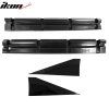 Chevrolet Camaro 2016-202 Bas de caisse Style IKON PP Noir brillant