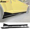 Chevrolet Camaro 2016-202 Bas de caisse Style IKON PP Noir brillant