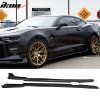 Chevrolet Camaro 2016-2024 Bas de caisse style IKON PP noir non peint