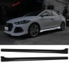 Hyundai Elantra AD CN7 2017-2020 Seitenschweller L-Style PP unlackiert Schwarz