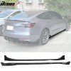 Tesla Model 3 2017-2022 Bas de caisse style IKON ABS noir brillant