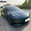 Tesla Model 3 2017-2022 Progi boczne IKON styl ABS druk z włókna węglowego