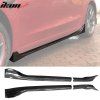 Tesla Model 3 2017-2022 Bas de caisse style IKON ABS look fibre de carbone