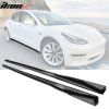 Tesla 3 2017-2024 Bas de caisse style IKON PP noir brillant