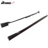 Honda Accord 2018-2022 PP Side Skirts Gloss Black with Red Stripe