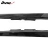 Honda Accord 2018-2022 PP Side Skirts Gloss Black with Red Stripe