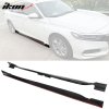 Honda Accord 2018-2022 PP Side Skirts Gloss Black with Red Stripe