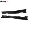 Chevrolet Corvette C8 2020-2025 Minigonne IKON V1 Stile A PP Nero Lucido