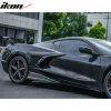 Chevrolet Corvette C8 2020-2025 Minigonne IKON V1 Stile A PP Nero Lucido