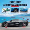Chevrolet Corvette C8 2020-2025 Minigonne IKON B 1 Stile PP Nero Lucido