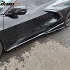 Chevrolet Corvette C8 2020-2025 Bas de caisse IKON B 1 style PP noir brillant
