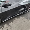 Chevrolet Corvette C8 2020-2025 Minigonne IKON B 1 Stile PP Nero Lucido