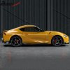 Toyota GR Supra A90 2020-2025 Minigonne stile MZ Speed fibra di carbonio nera lucida
