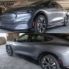 Ford Mustang Mach-E 2021-2024 IKON stílusú oldalsó küszöbök PP fényes fekete