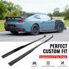 Ford Mustang 2024-2026 Boční prahy GT500 styl ABS lesklá černá