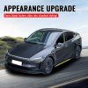 Tesla Model Y 2025-2026 Boční prahy IKON styl ABS lesklá černá