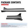 Tesla Model Y 2025-2026 Bas de caisse style IKON ABS noir mat