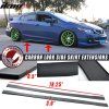 78"x3" Universal Bas de caisse Universal style fibre de carbone