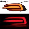 Honda Civic 10th 4Dr 2016-2018 Feux stop noir rouge