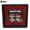 Universal Feux de freinage carrés rouges LED