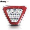Universal Feux de freinage triangulaires rouges LED