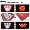 Universal Feux de freinage triangulaires rouges LED