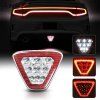 Universal Feux de freinage triangulaires rouges LED