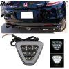 Universal Luces de freno triangulares ahumadas LED