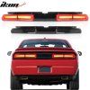 Dodge Challenger 2008-2014 Faros traseros ahumados con intermitente amarillo