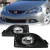 Acura RSX 2005-2007 Fari nebbia nero trasparente
